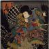  Onoe Tamizō II (尾上多見蔵) as Ishikawa Goemon (石川五右衛門) riding an eagle from the series <i>Birds and Flowers, Wind and Moon</i> [<i>Kachō fūgetsu no uchi</i> - 花鳥風月ノ内] - Bird (鳥)