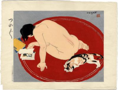 Bored <i>(Tsurezure</i> - つれづれ) from the series <i>Ten Types of Female Nudes</i>: <i>Rajo jūsshu</i> - 裸女十種)