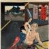 Ōkute (大久手): The Old Woman of the Lone House (<i>Hitotsuya rōba</i> - 一ツ家老婆), from the series <i>Sixty-nine Stations of the Kisokaidō Road</i> (<i>Kisokaidō rokujūkyū tsugi no uchi</i> - 木曾街道六十九次之内)
