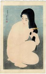 Combing Hair (<i>Kamisuki</i> - 髪梳き)