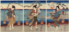 <i>Plover Jewel River in Mutsu Province</i> (<i>Mutsu no kuni Chidori no Tamagawa</i> - 陸奥国千鳥のたま河)