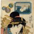 The Sign of the Hare (卯) from the series <i>Elegant Women Likened to the Twelve Animals of the Zodiac</i> (<i>Fūryū azuma sugata jūnishi</i> - 風流東姿十二支) 