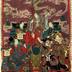 Actors from a Soga Brothers play as the Seven Gods of Good Fortune on the Treasure Ship (役者見立宝船) from the play <i>Nami Nori Soga Hana no Kagekiyo</i> (浪乗曽我花景清)