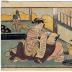 An amorous couple possibly by Suzuki Harunobu