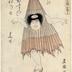 Umbrella monster (<i>kasa-obake</i> 傘おばけ or <i>karakasa-obake</i> から傘おばけ) from the series Seven Changes: Arashi Sangorō III... (<i>Shichi Henge Sangorō</i> - 七変化嵐三五郎)
