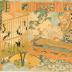 A Wheat Straw Crafted Spectacle (<i>Mugiwara hari saiku shō utsushi</i>: 麦藁細工見世物) - the two right-hand panels of a four piece composition