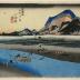 View of Odawara (<i>Odawara no zu</i>: 小田原之図) from the series Fifty-three Stations of the Tōkaidō Road (<i>Tōkaidō gojūsan tsugi no uchi</i>: 東海道五十三次之内)