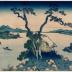 20th century copy of Hokusai's <i>Lake Suwa, Shinano Province</i> (<i>Shinsū suwa-ko</i> - 信州諏訪湖) from the series <i>Thirty-six Views of Mt. Fuji</i> (<i>Fugaku sanjūrokkei</i> - 富嶽三十六景) 