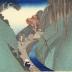 View of Okabe (<i>Okabe no zu</i>: 岡部之図) from the series Fifty-three Stations of the Tōkaidō Road (<i>Tōkaidō gojūsan tsugi no uchi</i>: 東海道五十三次之内)