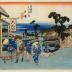 View of Totsuka (<i>Totsuka no zu</i>: 戸塚図) from the series Fifty-three Stations of the Tōkaidō Road (<i>Tōkaidō gojūsan tsugi no uchi</i>: 東海道五十三次之内)