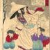Akiko, the mistress of Kirino Toshiaki (利秋の妾お秋) from the series <i>Mirror of Famous Women from Ancient and Modern Times</i> (<i>Kokon meifu kagami</i> - 古今名婦鏡)