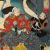 Monkey (Saru - 申): The Nobleman's Son Ushiwakamaru (<i>Onzōshi Ushiwakamaru</i>) from the series <i>Japanese Heroes for the Twelve Signs</i> (<i>Eiyū Yamato jūnishi</i> - 英雄大倭十二支)