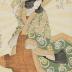 Nakamura Shikan I (中村芝翫) as a celestial being (天人) from 御名残押絵交張 (おんなごりおしえのまぜはり) - from the dance of nine changes