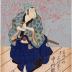 Nakamura Utaemon III (中村歌右衛門) as the peasant Gosaku who is actually Ishikawa Goemon (百姓五作実は石川五右衛門) in the play <i>Keisei Setsugekka</i> [けいせい雪月花]