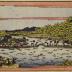 A Moonlit Night  at Shinobazu Pond (不忍池月夜) - the center and left-hand panels of a triptych