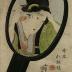 "Hiding Eyebrows" (<i>Mayu kakushi</i> - 眉かくし) from the series <i>Mirrors of the Modern Boudoir</i> (<i>Imafū keshō-kagami</i> - 今風化粧鏡)