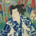 Sawamura Tanosuke III (沢村田之助) as  Shiranui Tarō (しらぬひ太郎), number two from an untitled set of ten prints of <i>otokodate</i>