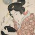 Streetwalker (<i>Tsujigimi</i> - 辻君) from the series <i>Comparison of Present-day Beauties</i> (<i>Jisei bijin kurabe</i> - 時世美人競)