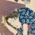 'A Geisha in her Dressing Room' (<i>Mijimai geisha</i> - 身じまい芸者) from the series 'A Collection of Modern Beauties' (<i>Tōsei bijin awase</i> - 當 世美人合)