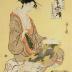 Hinazuru of the Chōjiya (丁子屋雛鶴) from the series <i>Beauties of the Yoshiwara as Six Floral Immortals</i> (<i>Seirō bijin Rokkasen</i> - 青楼美人六花仙) 