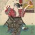 No. 2, Gaman Sonja (我慢損者 - The Impatient Loser) from the series <i>Sixteen Wonderful Considerations of Profit</i> (<i>Myō densu jūroku rikan</i> - 十六利勘 我慢損者)