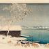 The Kaminohashi, Fukagawa, Tokyo (<i>Tōkyō Kaminohashi</i> - 深川上の橋) from the series<i> Twelve Scenes of Tokyo</i> (<i>Tōkyō jūnidai</i> - 東京十二題)　