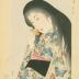 <i>Three-stringed Shamisen</i> (三すじ) from the series Modern Fashions (<i>Imasugata</i> - いま姿)