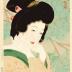 Japanese girl in a western port city from the series <i>Kindai Reijin Gafu</i> ('Album of Contemporary Beauties')