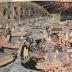 A cool evening watching fireworks at Ryōgoku Bridge, Edo (<i>Toto Ryōgokubashi Yusuzumi no zu</i> - 東都両国橋夕涼図)