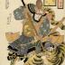 Katō Kiyomasa killing a tiger in Korea