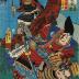 Okabe Rokuyata Tadazumi (岡部六弥太忠澄) in combat with Satsuma no Kami Tadanori (薩摩守忠度) near Ichinotani - <i>A Grappling Picture: Satsuma no Kami Tadanori and Okabe Rokuyata Tadazumi </i>[<i>Kumiuchi no zu satsuma kami tadanori okabe rokuyata tadazumi</i>]