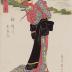 Cherry blossoms in blooming in the Yoshiwara (<i>Yoshiwara no hanazakari</i> - 吉原の花盛) from the series 'Eight Views of Famous Places in the Eastern Capital' (<i>Tōto meisho hakkei</i> - 東都名所八景)