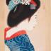 Heron Maiden (<i>Sagi Musume</i> - 鷺娘) - Winter (<i>fuyu</i> 冬) from the series <i>Shiki bijin</i> ('Beauties of the Four Seasons' - 四季美人?)