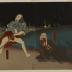 Nakamura Utaemon IV (中村歌右衛門) as Danshichi Kurobei (団七九郎兵衛) - left panel of a diptych 