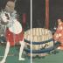 Nakamura Utaemon IV as Danshichi Kurobei (団七九郎兵衛) - left panel of a diptych
