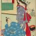 Lady-in-waiting Ben no Naishi (辨の内侍) from the series <i>Mirror of Famous Women from Ancient and Modern Times</i> (Kokon meifu kagami - 古今名婦鏡)