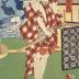 Ichikawa Kodanji IV as Danshichi Kurobei (団七九郎兵衛) - the right-hand panel of a triptych
