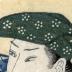 Bandō Mitsugorō III (坂東三津五郎) as an  Edo magician (手妻江戸蔵) - performing the linking rings as 金は打 