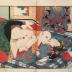 Priest having sex with a boy prostitute (<i>kagema</i> - 蔭間) - from <i>Ama no Ukibashi</i> - 'The Floating Bridge of Heaven' 