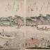 This is the right-hand panel of <i>Morning Mist at Komagata</i> (<i>Komagata no Asagiri</i> - 駒形の朝霧)