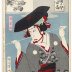 Ichikawa Danjūrō IX in the role of Kuzunoha (葛の葉) from the series <i>Sanshō awase sugata</i> (三升合姿)