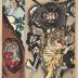 Shōki astride a lion  