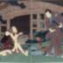 Ichikawa Udanji I (市川右団二) as Watanabe Shizuma (渡辺志津馬) - right panel of a diptych from the play <i>Igagoe dōchū Sugoroku</i> (伊賀越道中双六) 