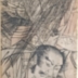 Taira no Koremori battling with the demon/woman in <i>Momijigari</i> 