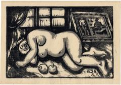 Recumbent Female Nude