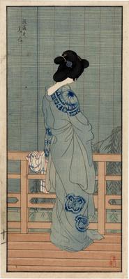 Anonymous print of a woman after her bath