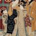 <i>Among the Geisha of the New Yoshiwara</i> (新吉原芸者中) - one panel of a probable triptych