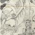 Chinese children (<i>karako</i>) and an elephant from the Hokusai school - <i>shita-e</i> (preliminary drawing)